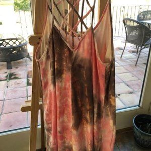 tie dye sundress